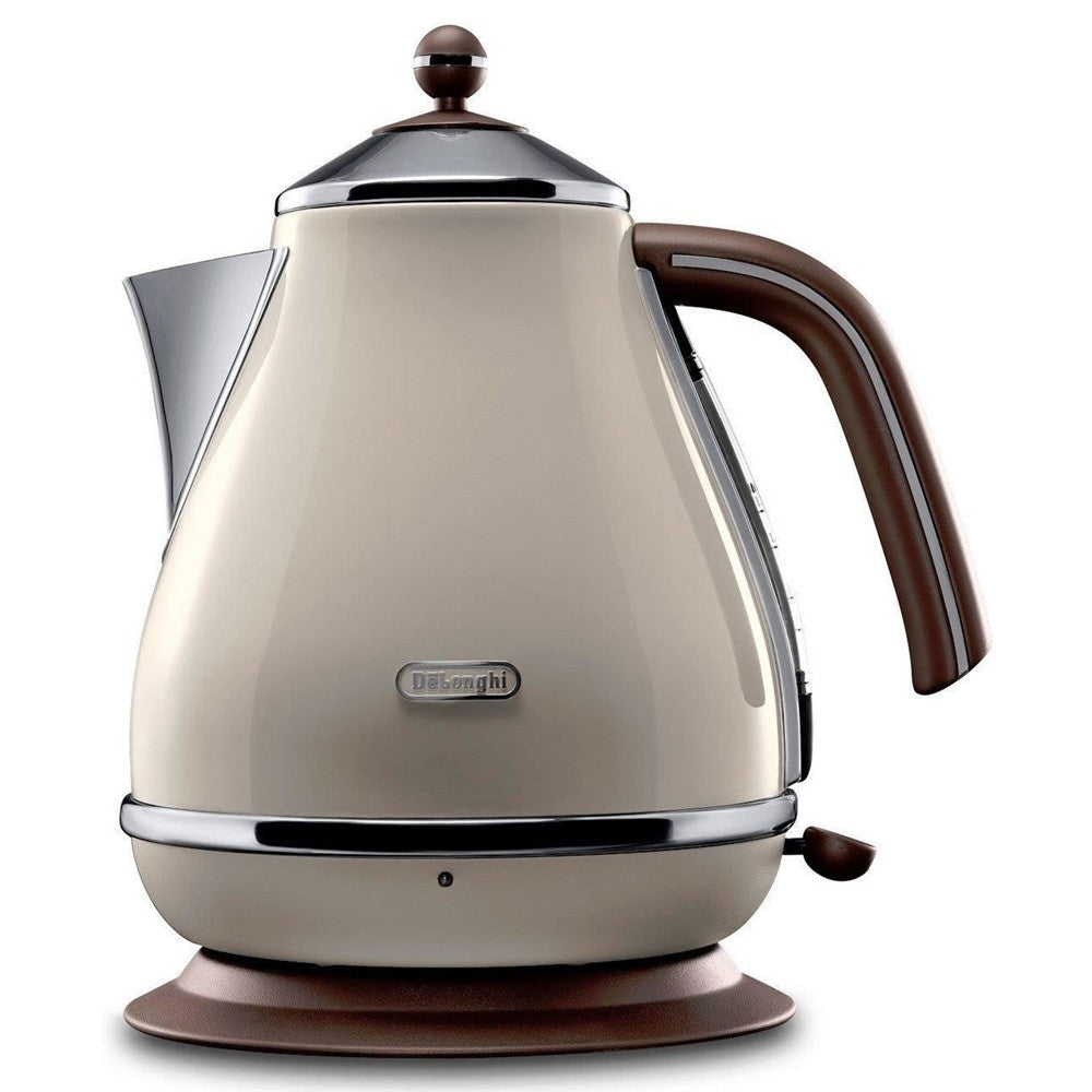 DeLonghi Icona Vintage 1.7L Jug Kettle - Cream KBOV3001.BG